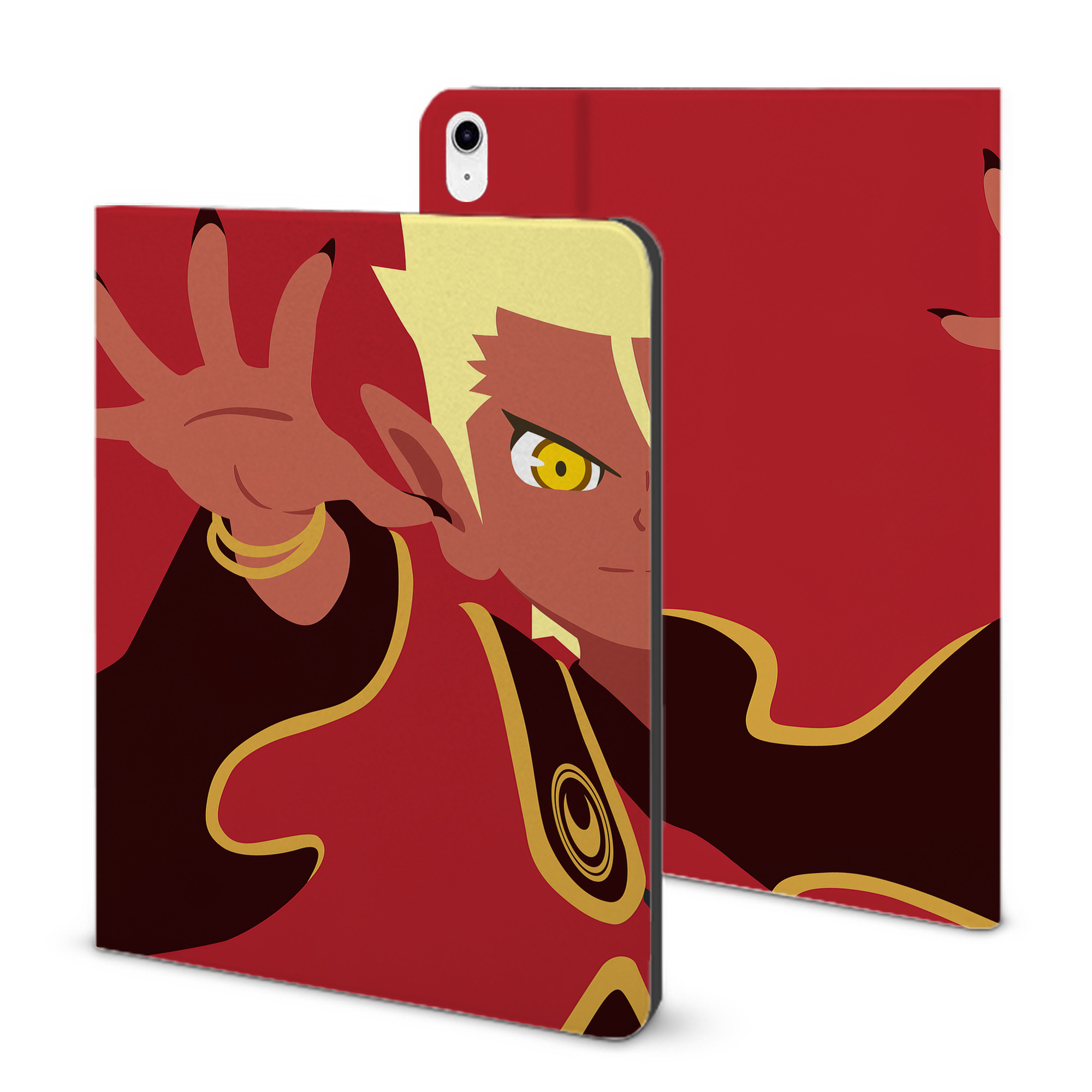 （画像用） 妖怪ウォッチ Yo-kai Watch IPad ケース ブック型 PUレザー TPU 耐衝撃 軽量 薄型 ペン収納なし 全面保護 IPad 各モデル対応